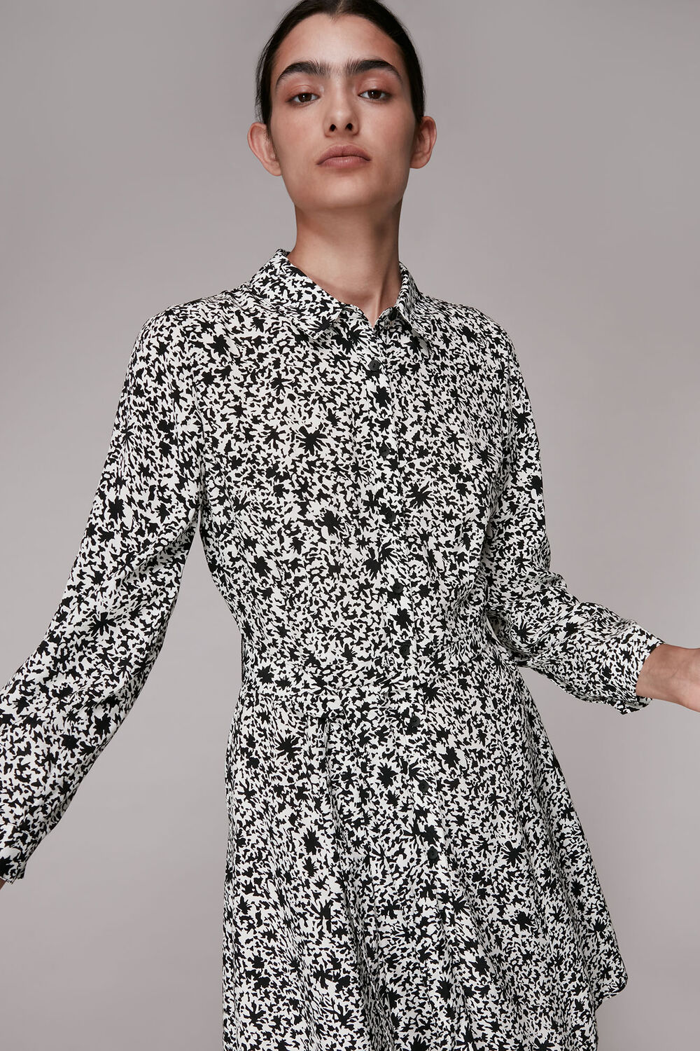 Eucalyptus Print Shirt Dress