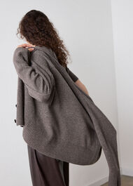 Wool V Neck Cardigan