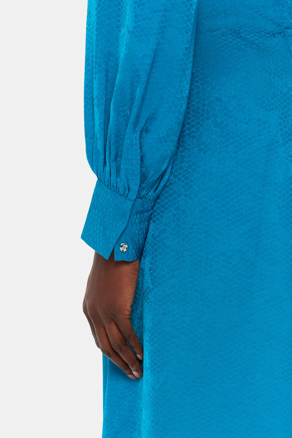 Serpent Jacquard Midi Dress