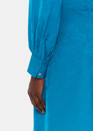 Serpent Jacquard Midi Dress