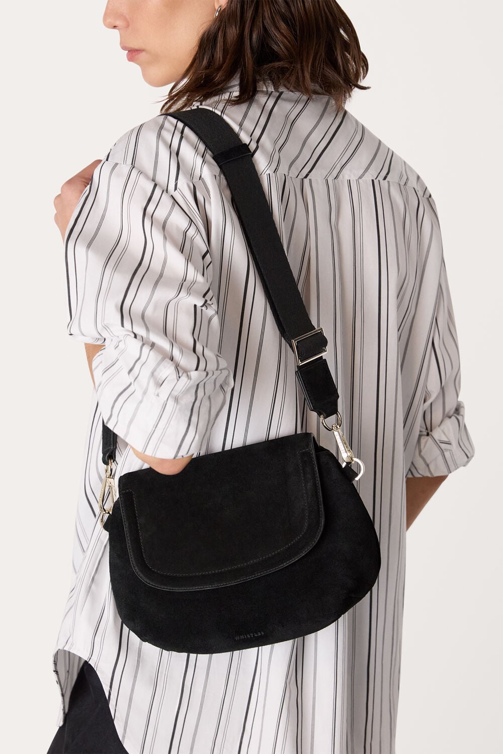 Nala Suede Crossbody Bag