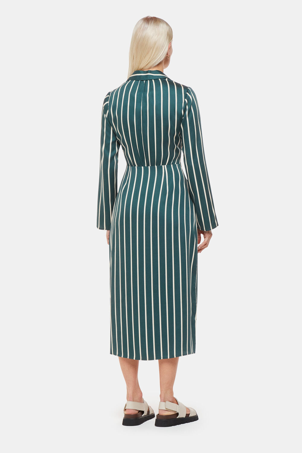 Petite Alex Stripe Shirt Dress