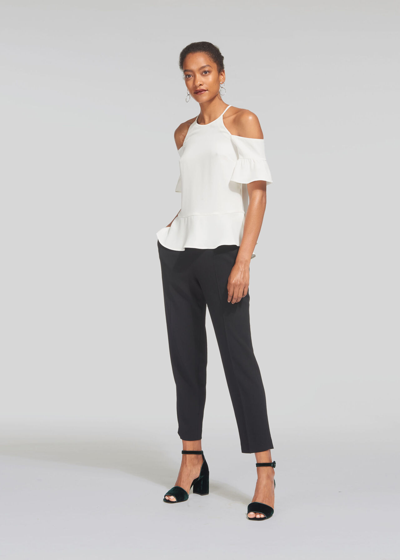 position Bage smerte Adele Cold Shoulder Top, Ivory | WHISTLES 