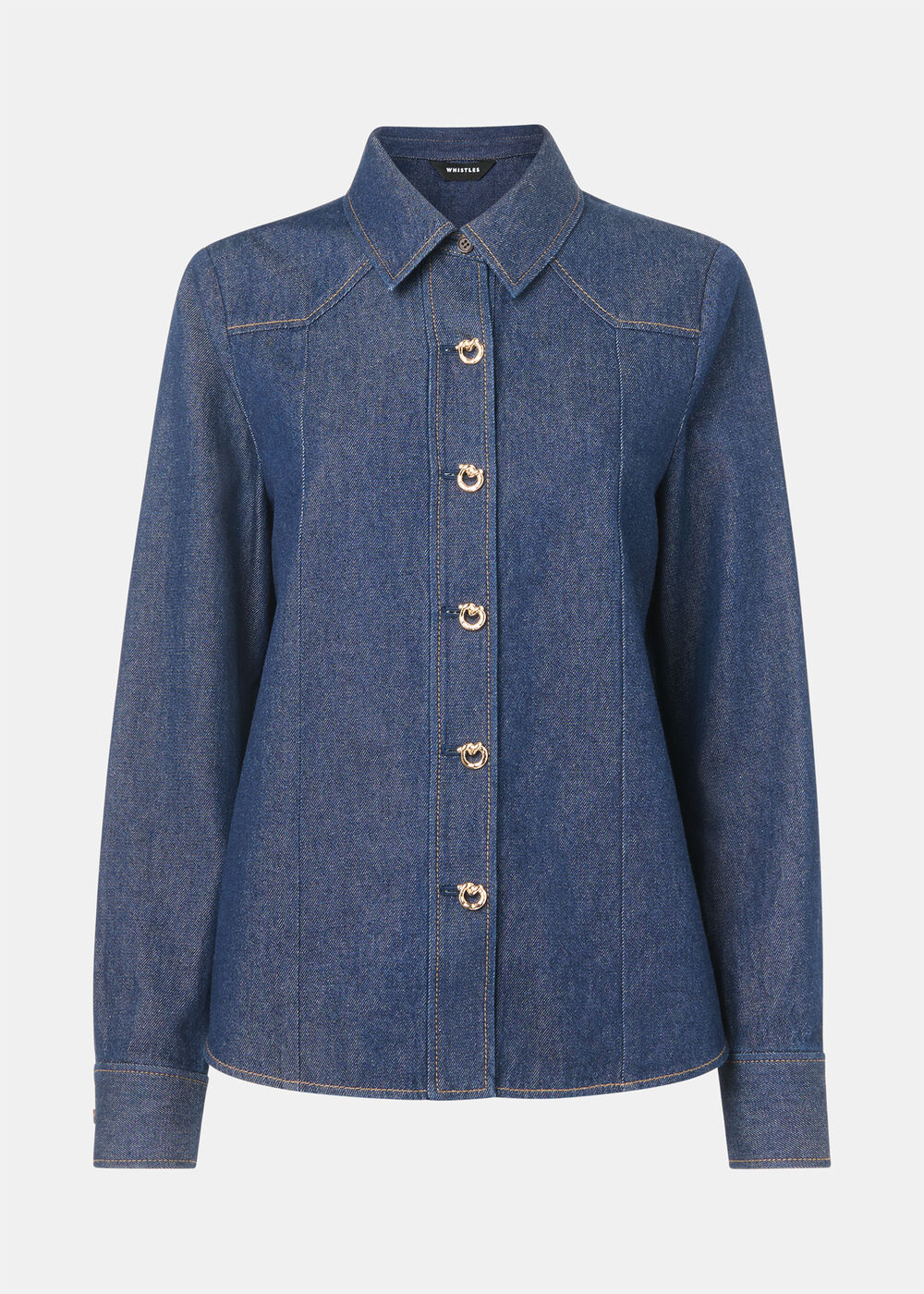 Button Detail Cotton Shirt