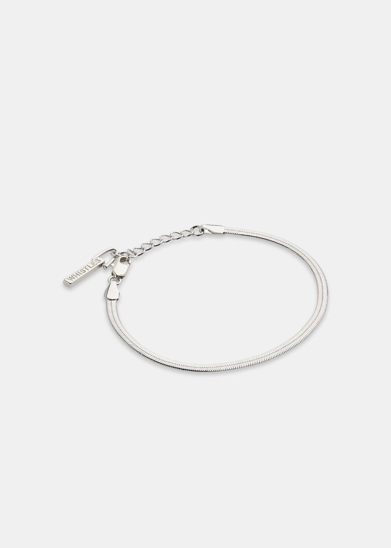 Flat Snake Chain Bracelet