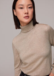 Sparkle Polo Neck Knit