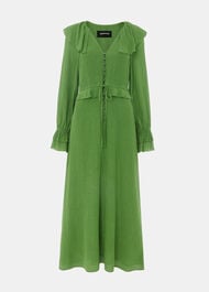 Frill Boho Midi Dress