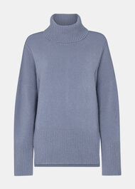 Wool Mix Roll Neck Knit
