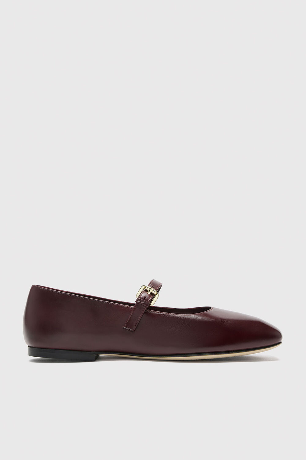 Burgundy Mary Jane Ballet Pump