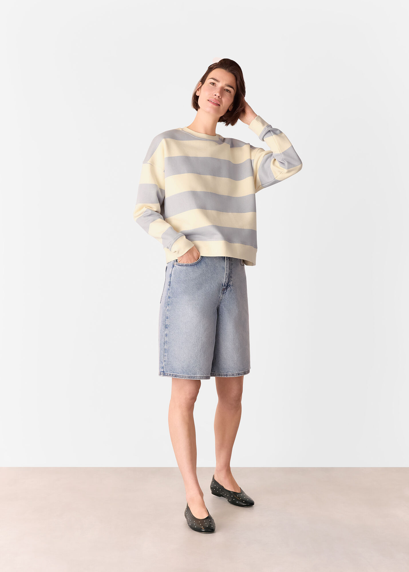 トップス plllllleeeasse stripe lightweight sweat Layer Up Stripe Sweatshirt | Z Supply