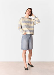 Wide Stripe Sweat