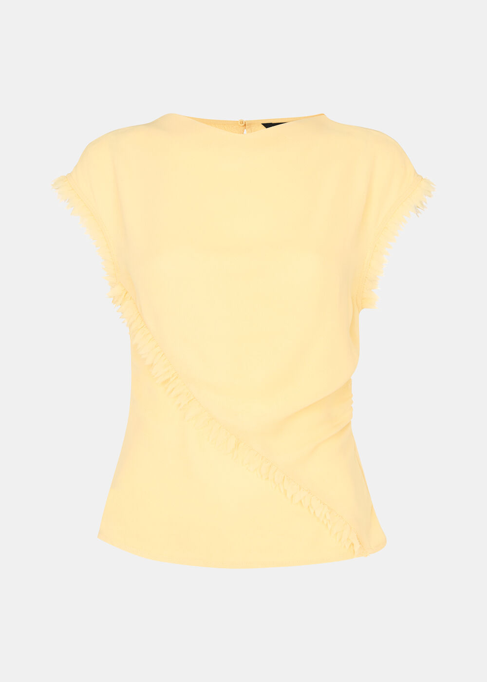 Toril Textured Trim Detail Top