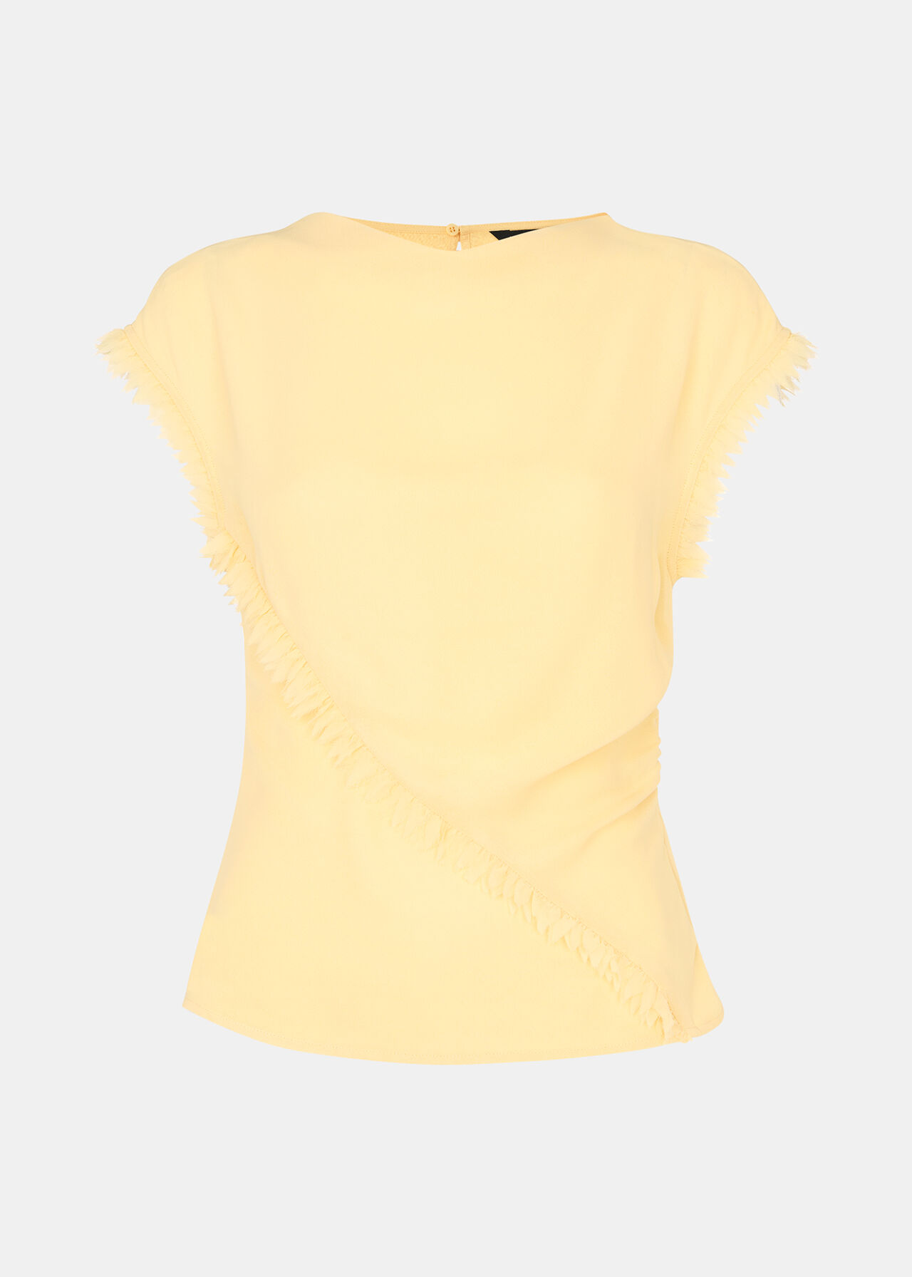 Toril Textured Trim Detail Top