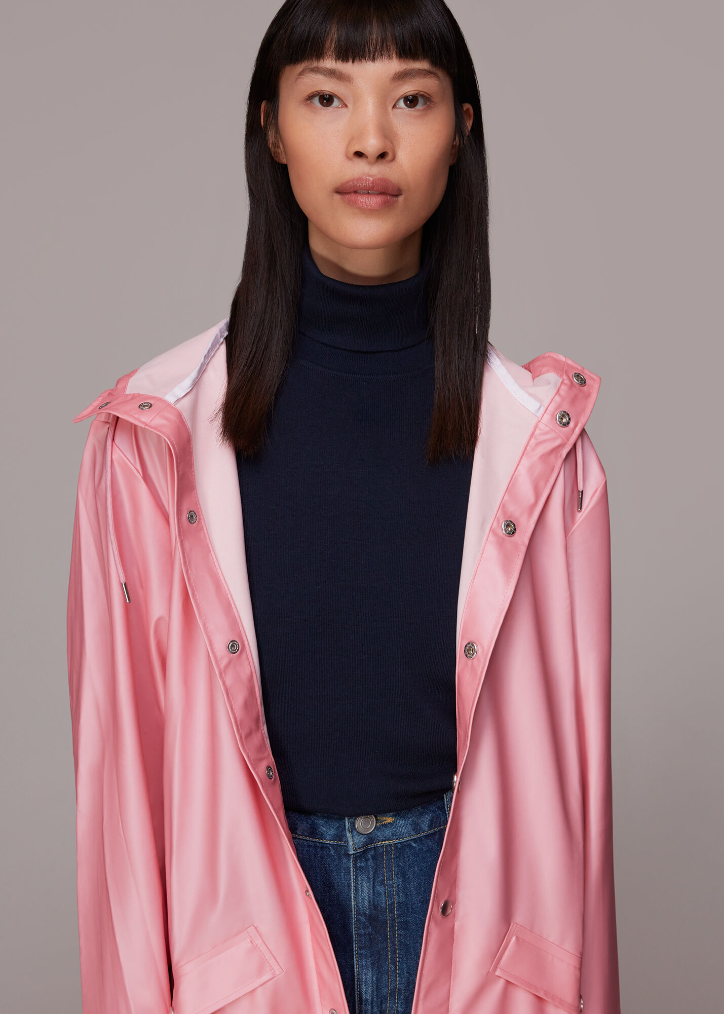 Rains pink raincoat hot sale