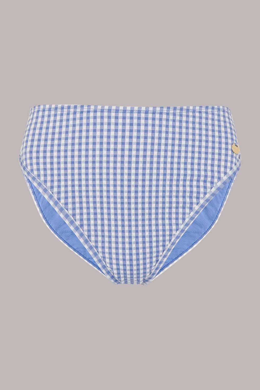 Gingham Texture Bikini Bottom