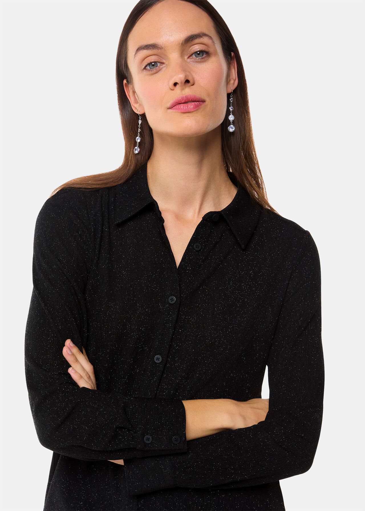 Whistles Eva Sparkle Shirt