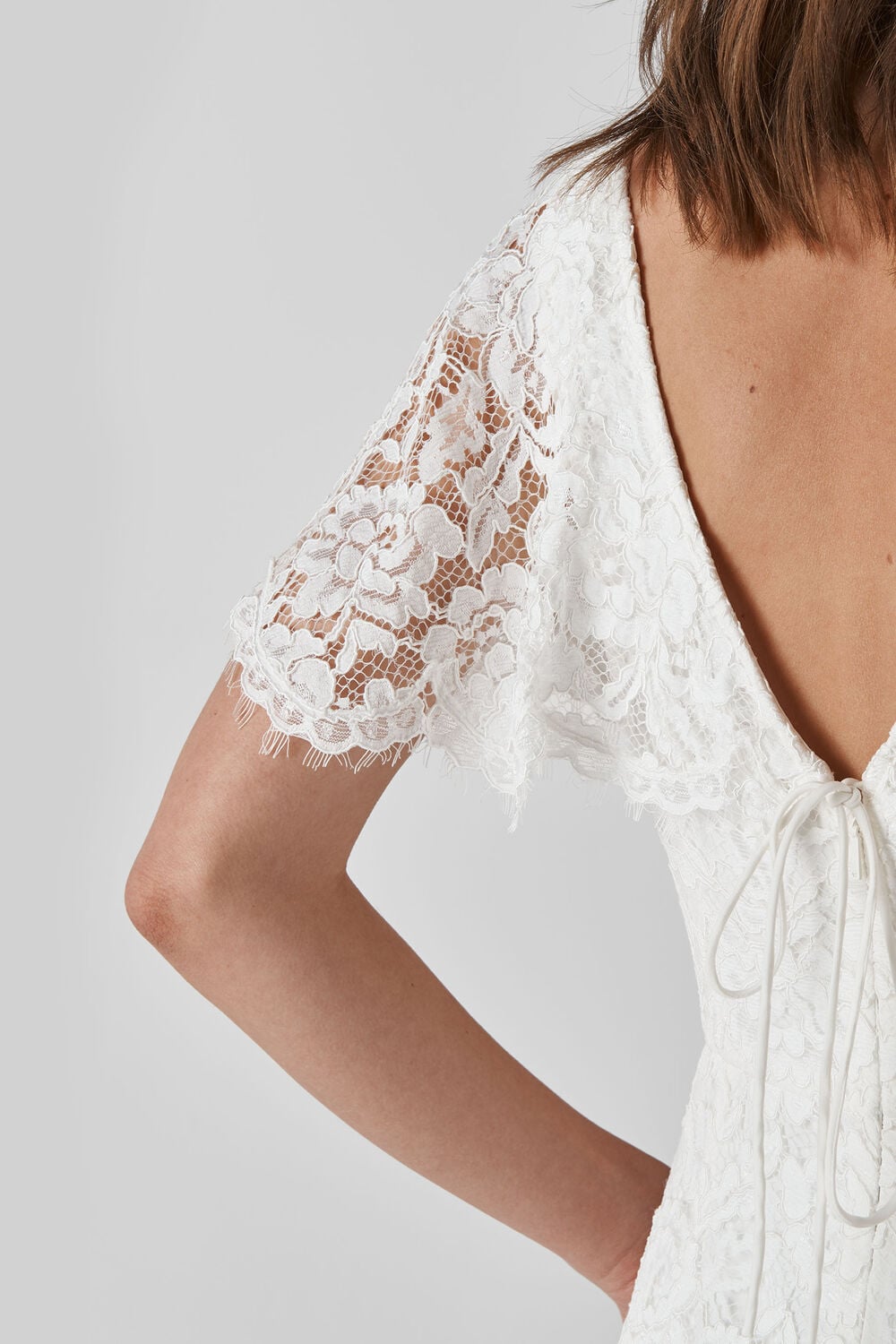 Ivory Victoria Lace Wedding Jumpsuit