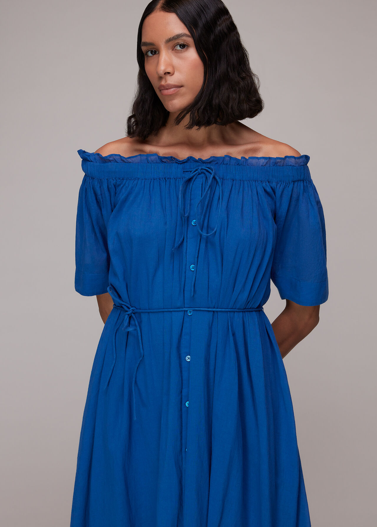 Bardot Trapeze Midi Dress