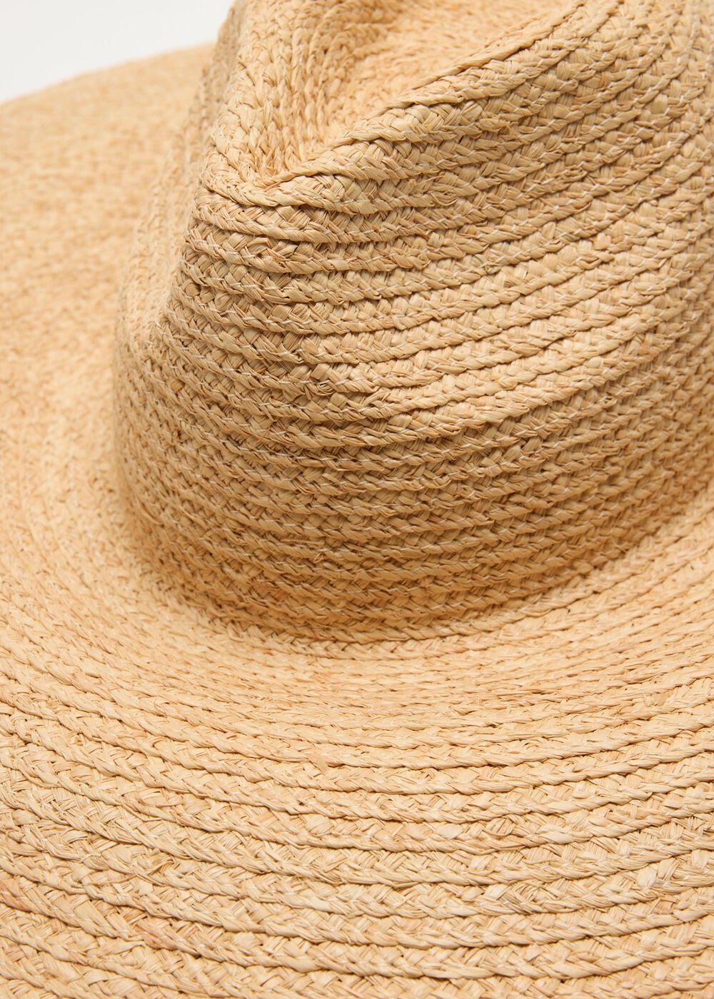 Neutral Oversized Straw Hat