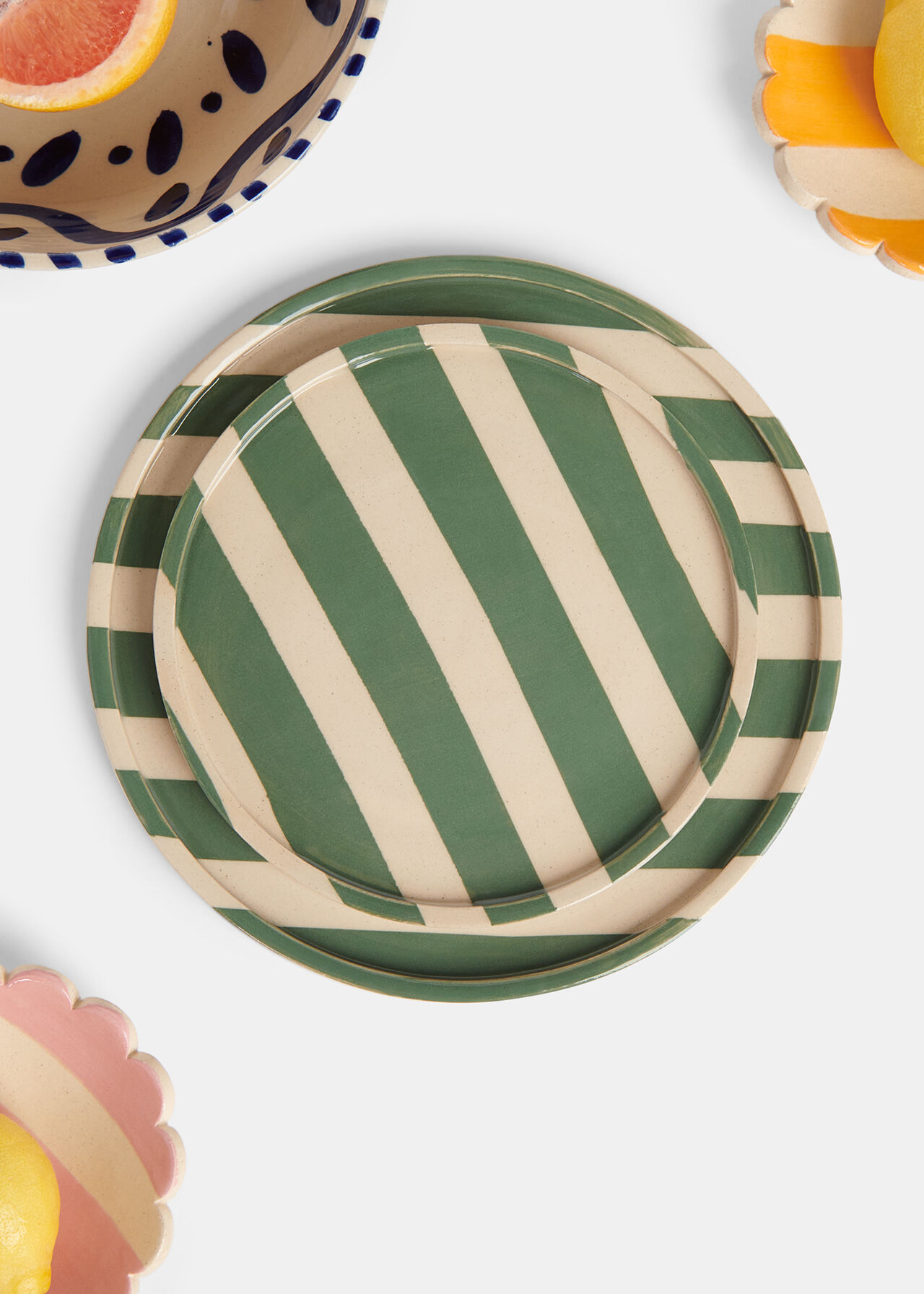 KS Duci Stripe Dinner Plate