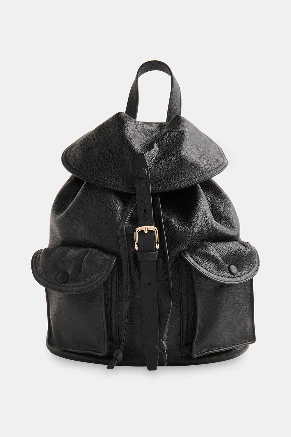 Black Sierra Pocket Detail Backpack
