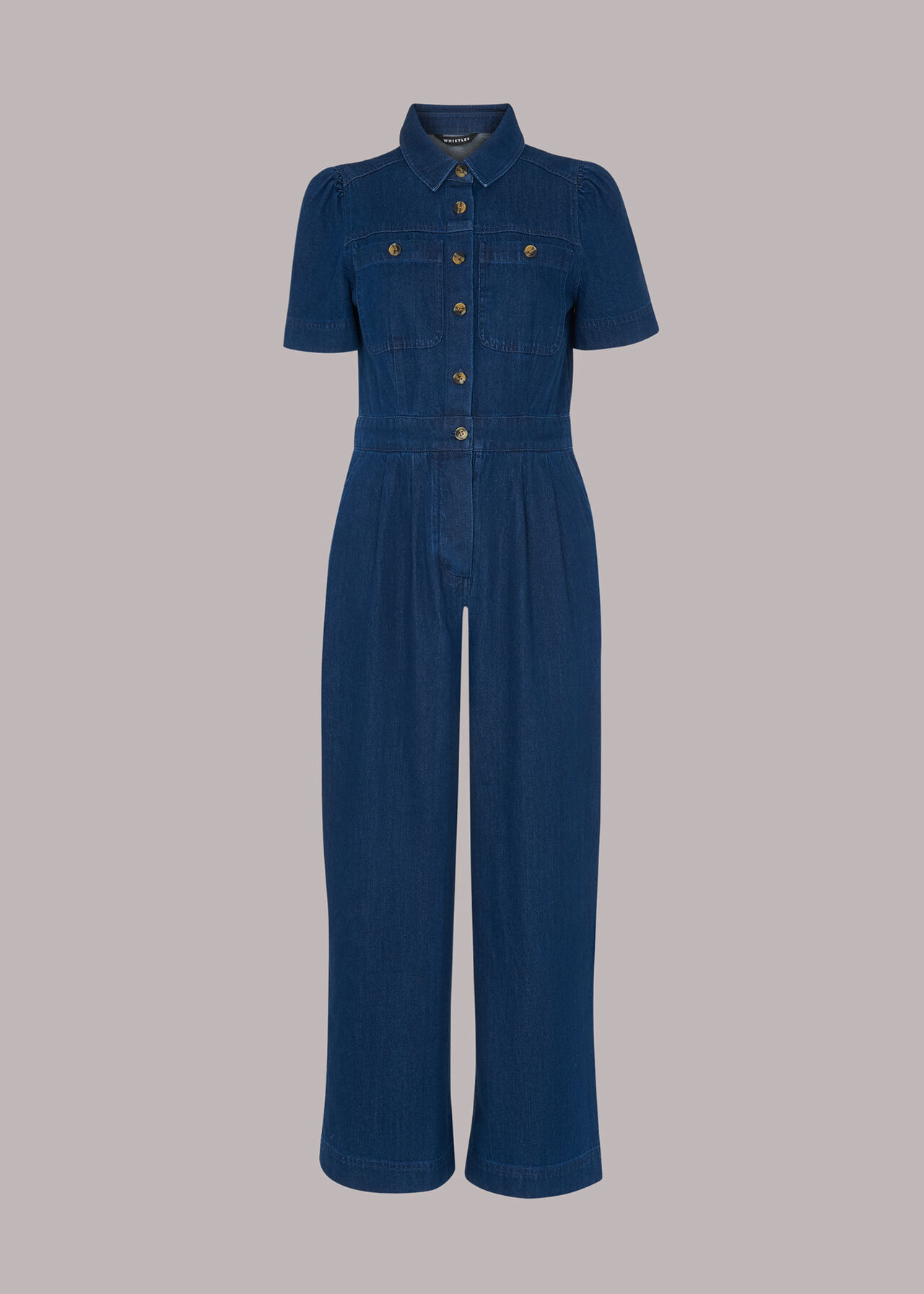 Denim Emma Denim Jumpsuit | WHISTLES