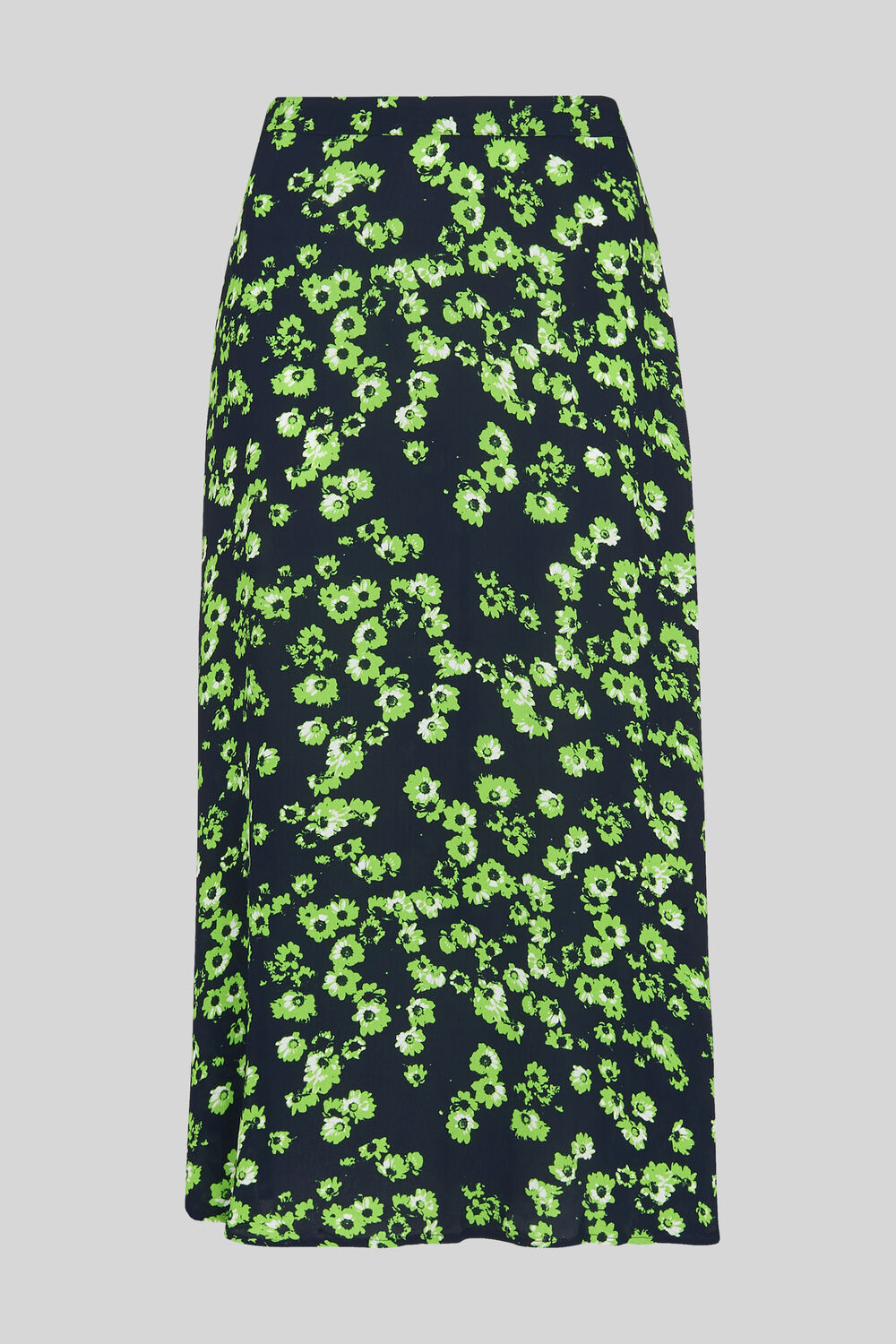 Digital Daisy Print Skirt Navy/Multi
