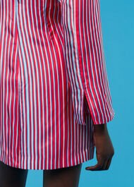 Tangle Stripe Silk Mix Dress