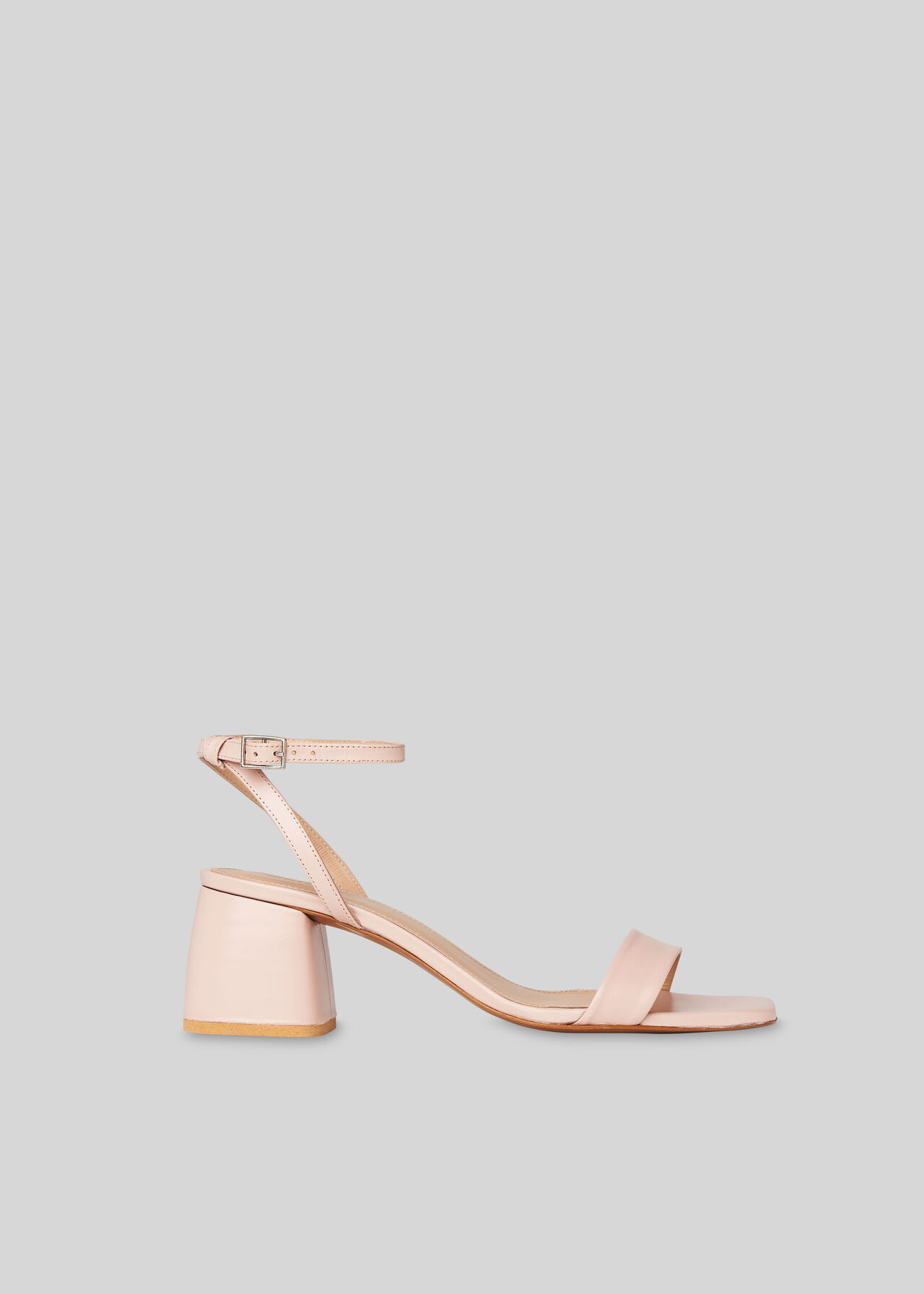 Hale Block Heel Sandal Pale Pink