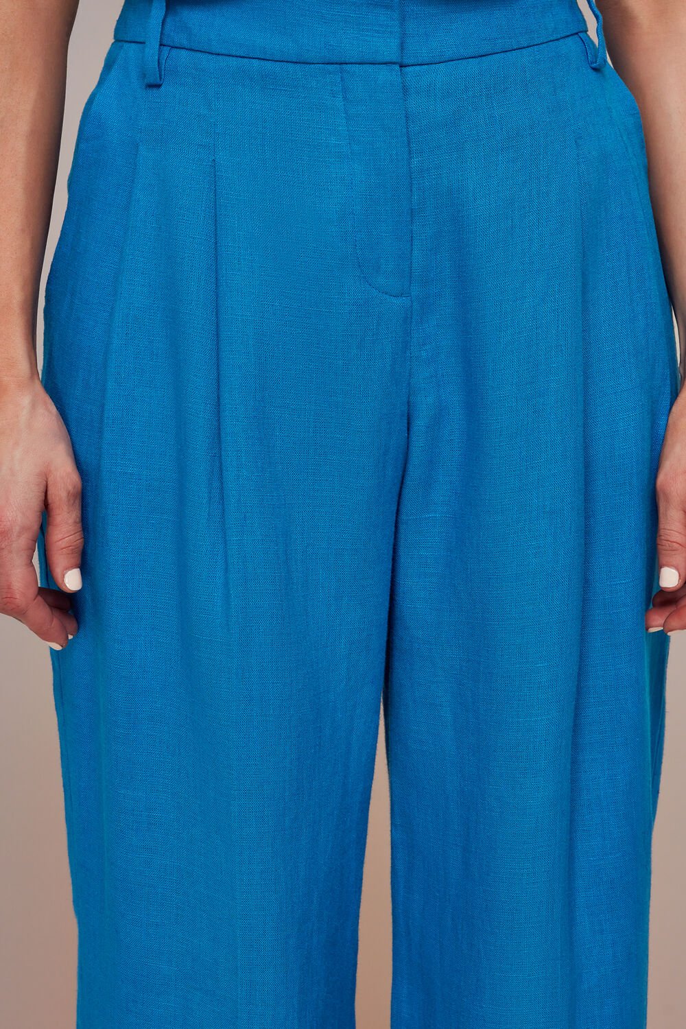 Petite Leonie Linen Trouser