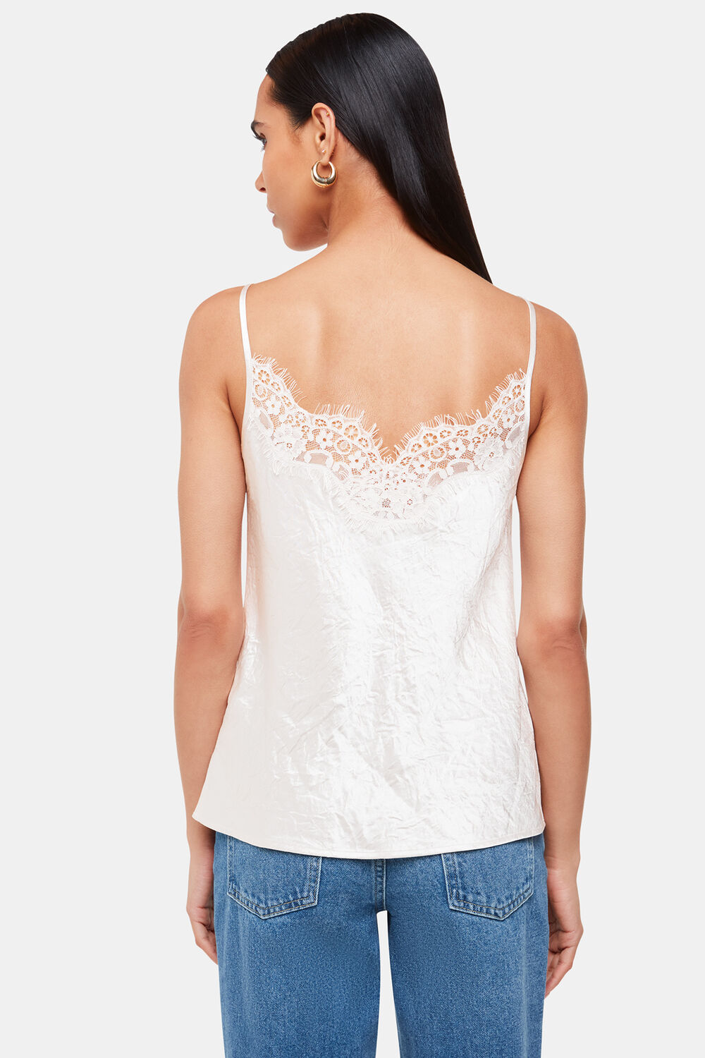 Lace Trim Cami Top