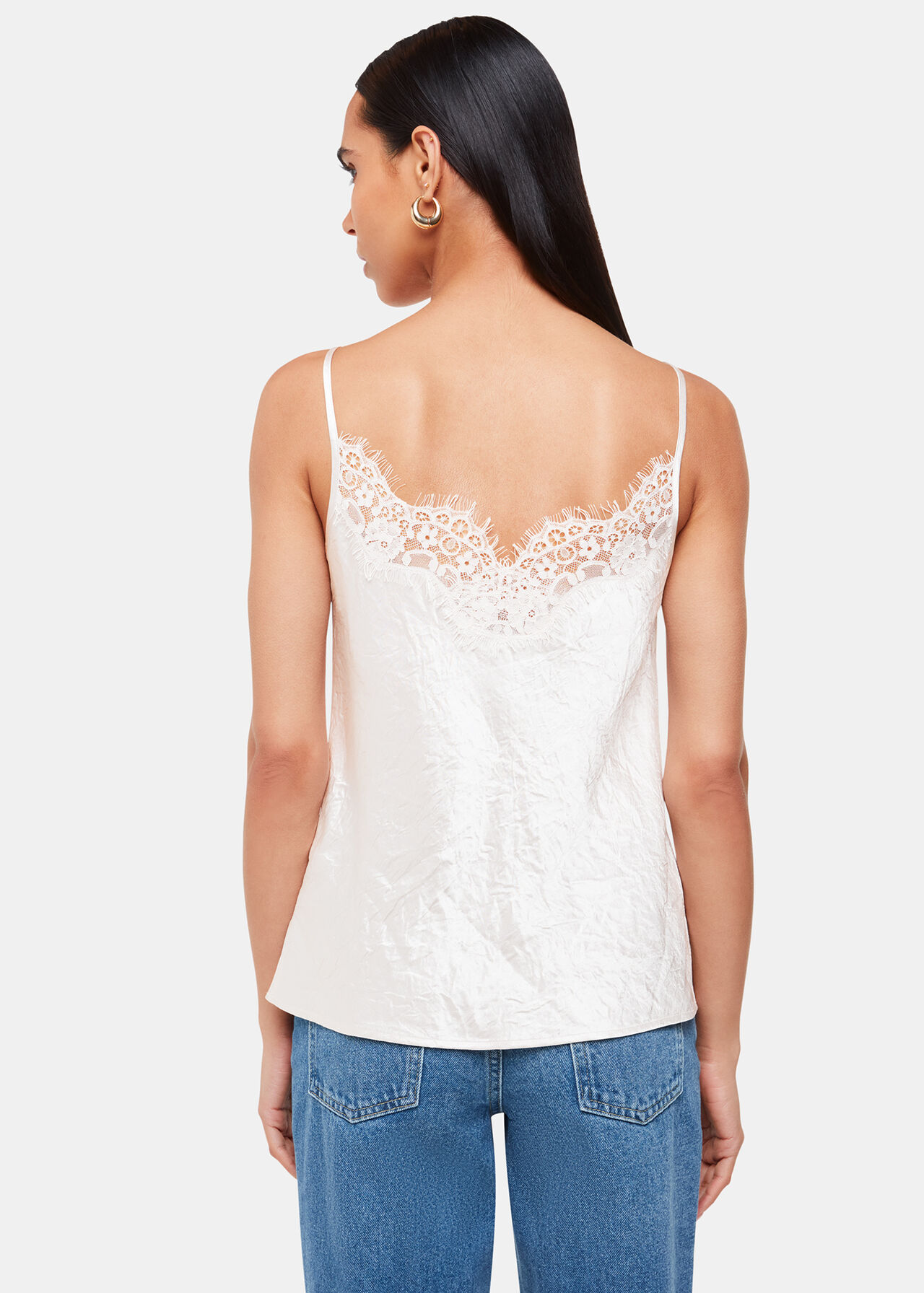 Lace Trim Cami Top