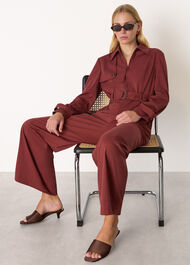 Trench Detail Jumpsuit