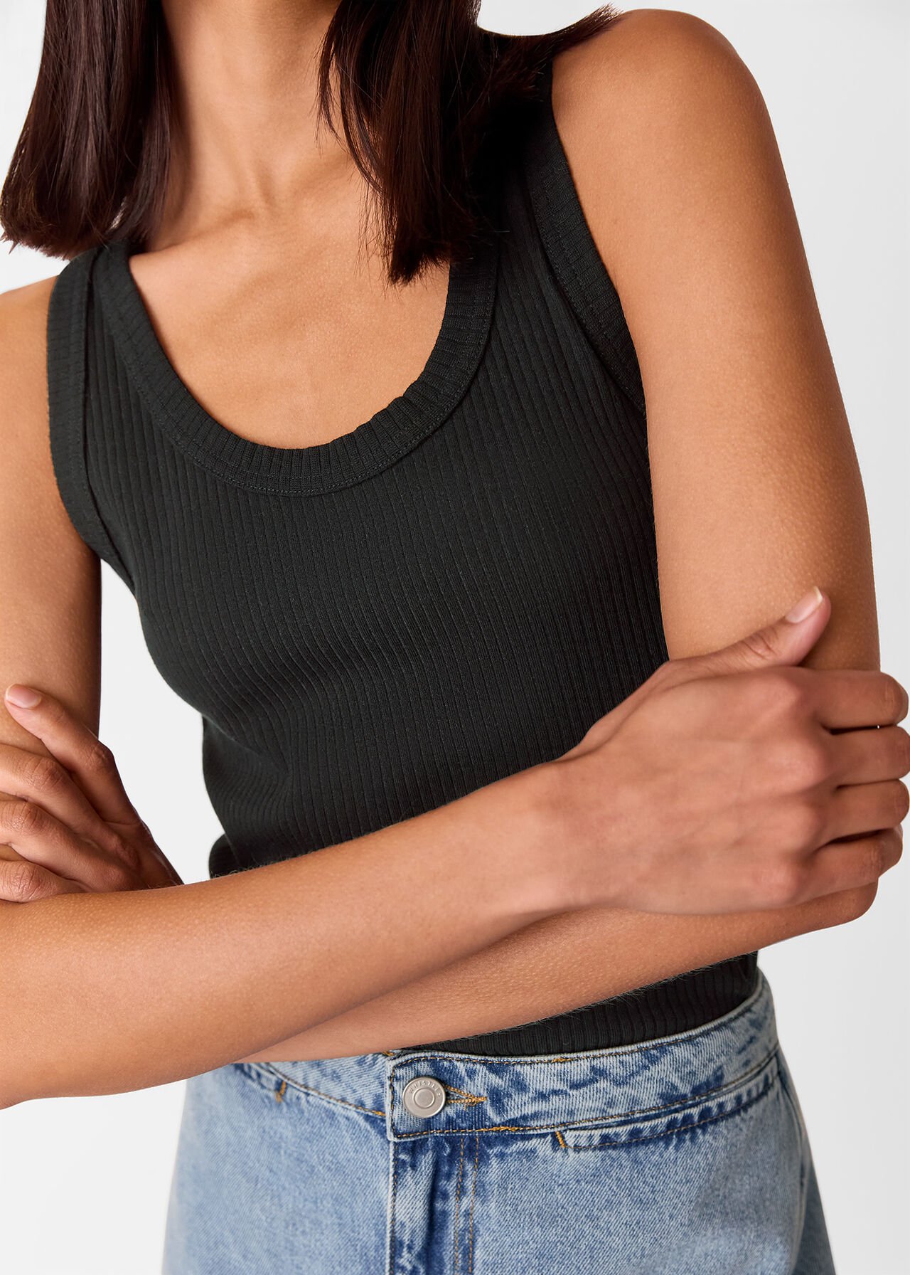 Ultimate Ribbed Scoop Vest