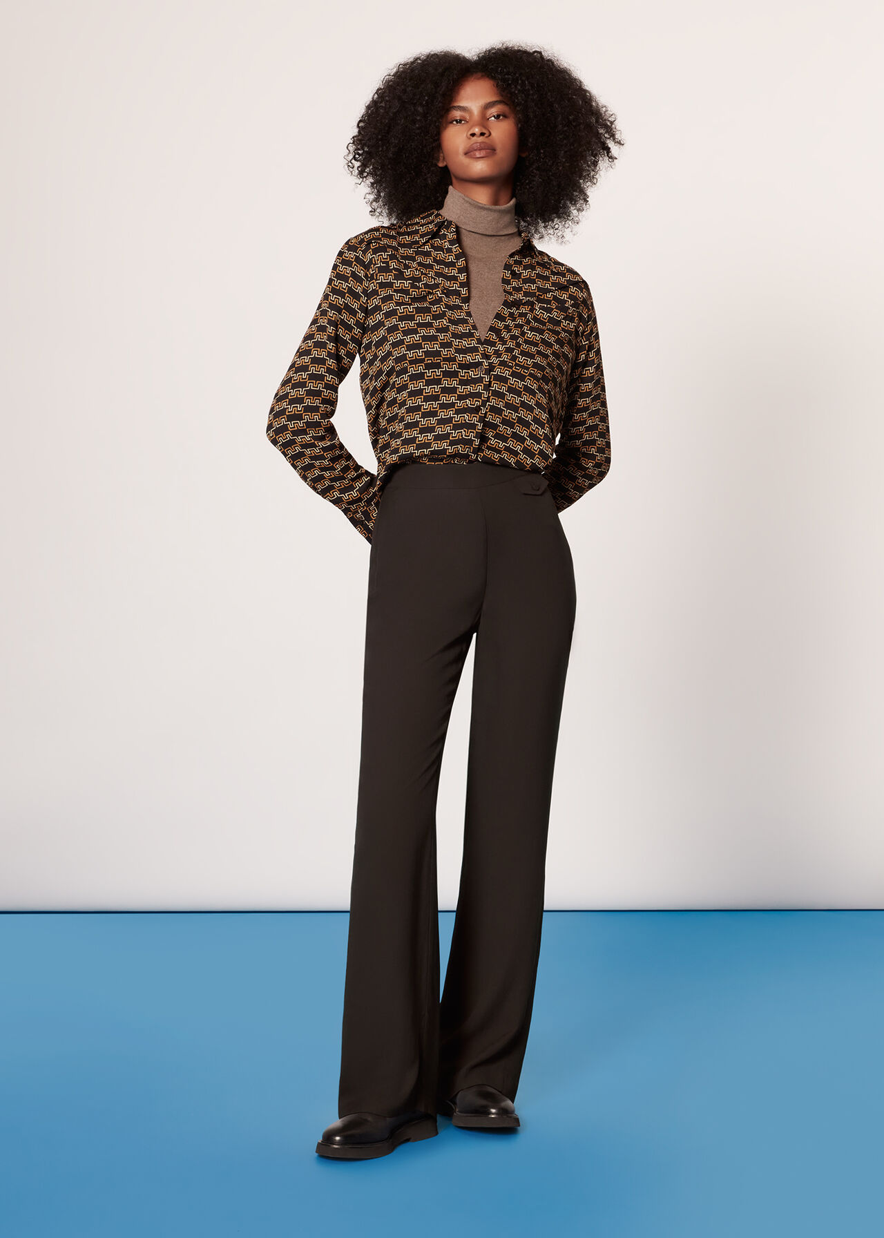 Farrah Slim Flare Trouser