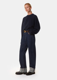 Wool Crop Relaxed Knit