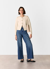 Anne Ponte Button Jacket