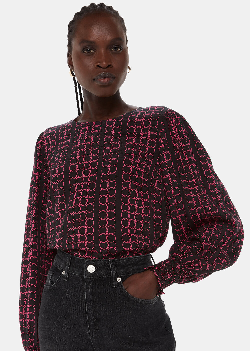 Circle Link Blouse