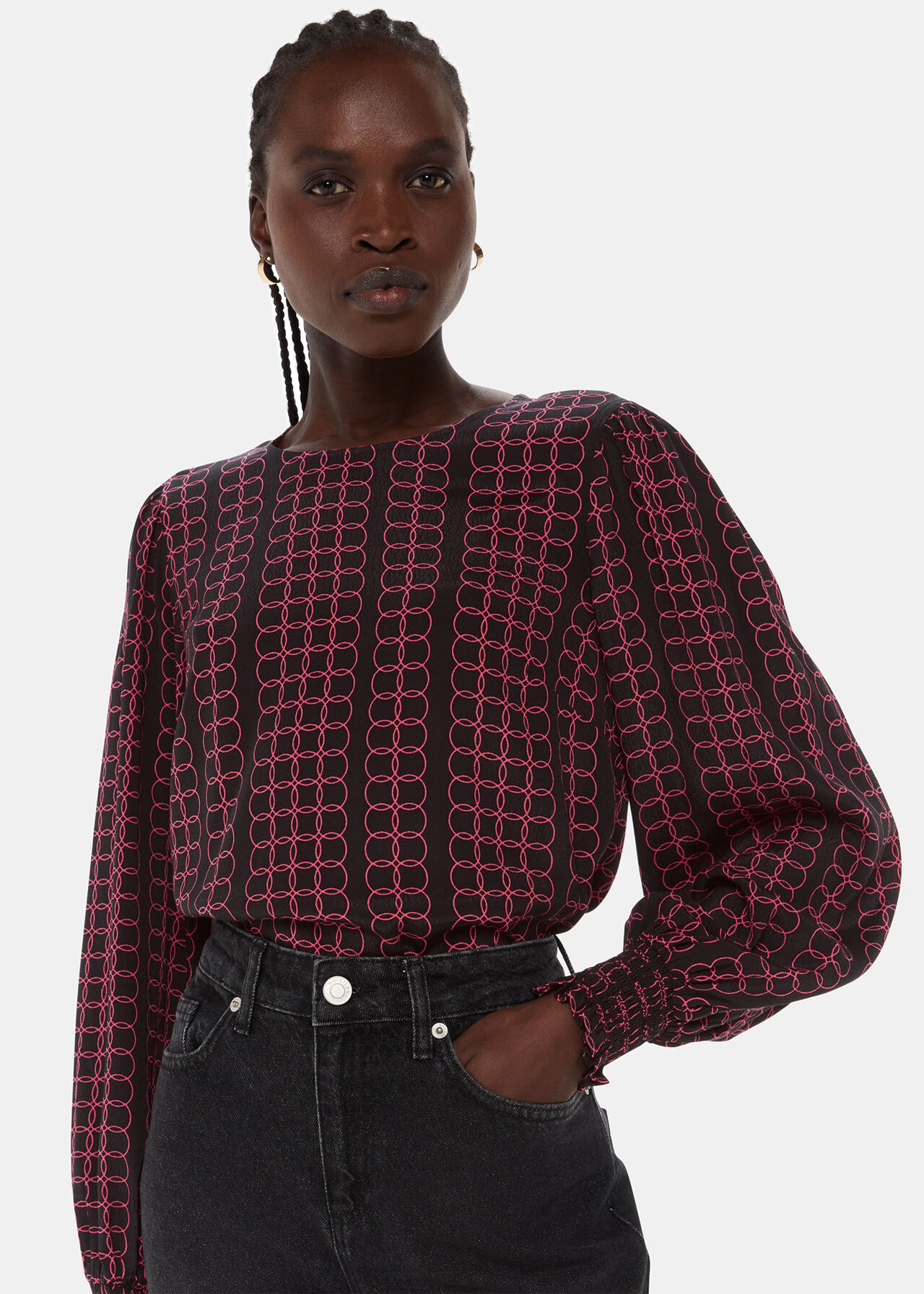 Circle Link Blouse