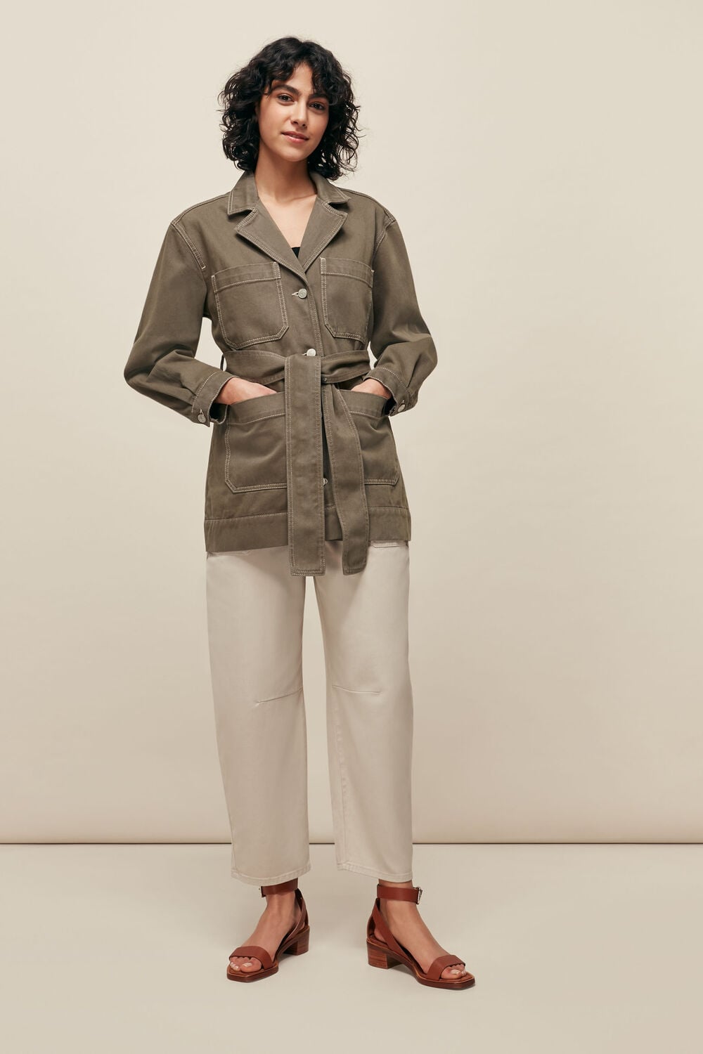 Belted Safari Jacket