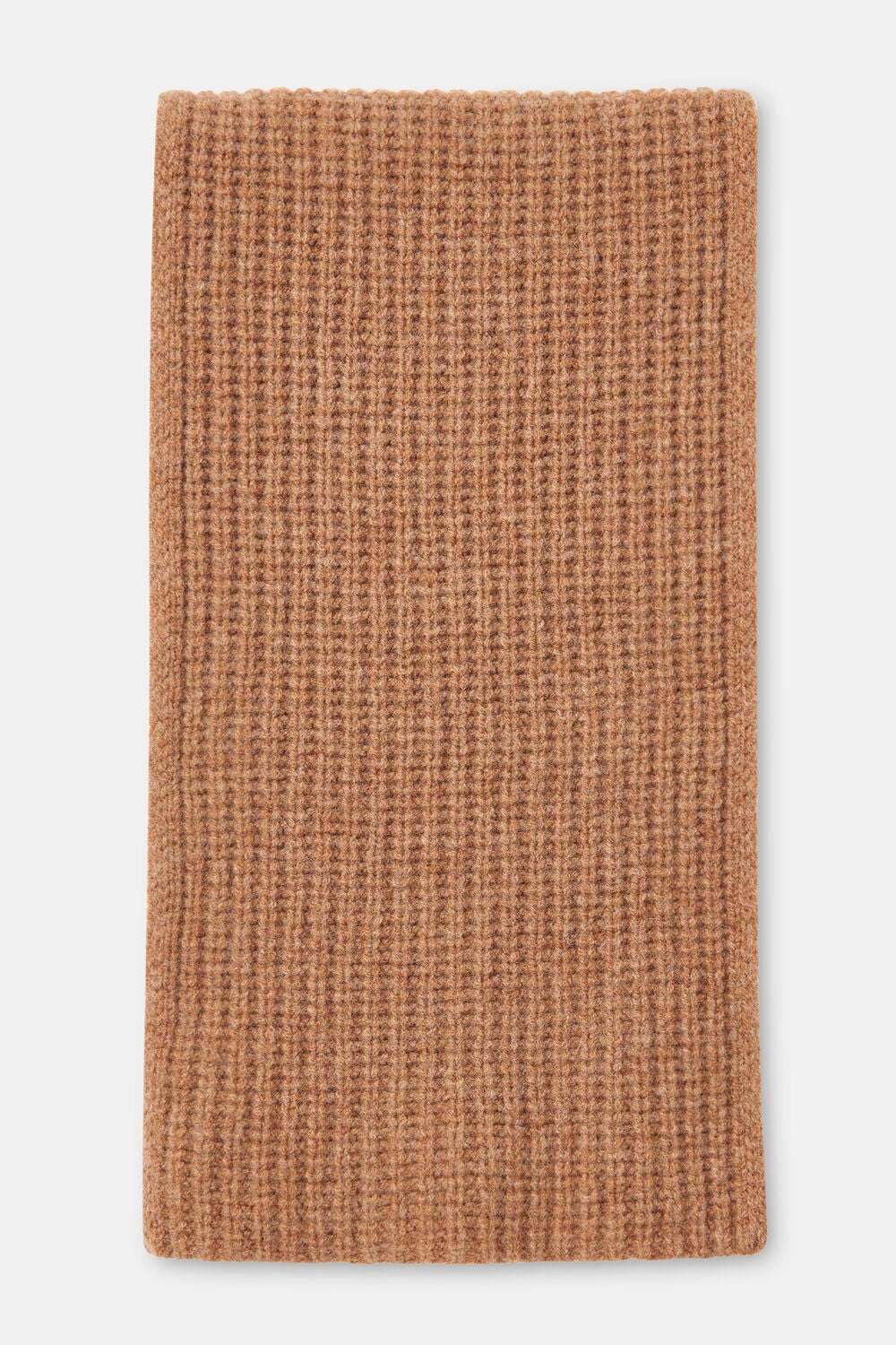 Camel Lambswool Scarf