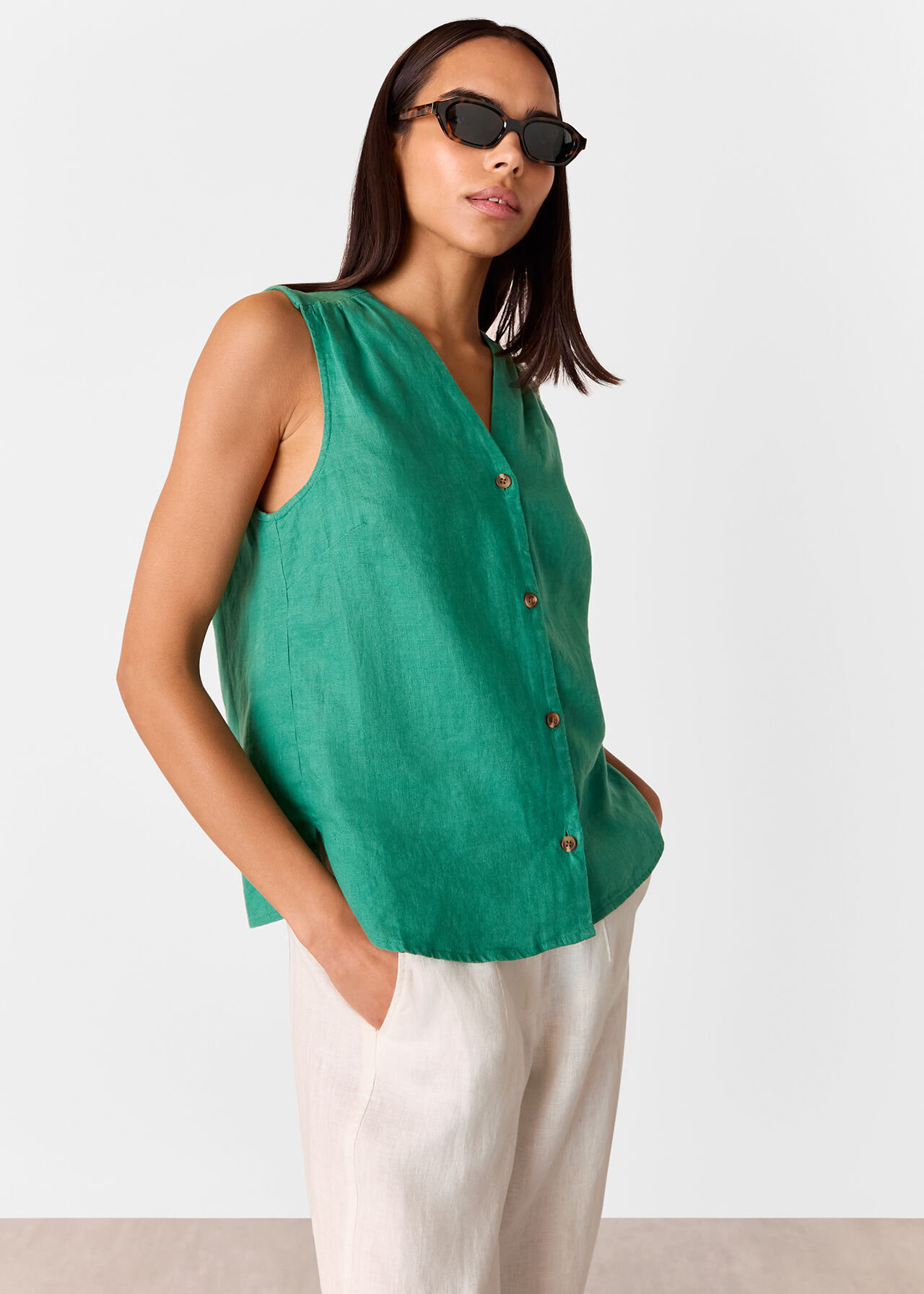 Laura Linen Tank