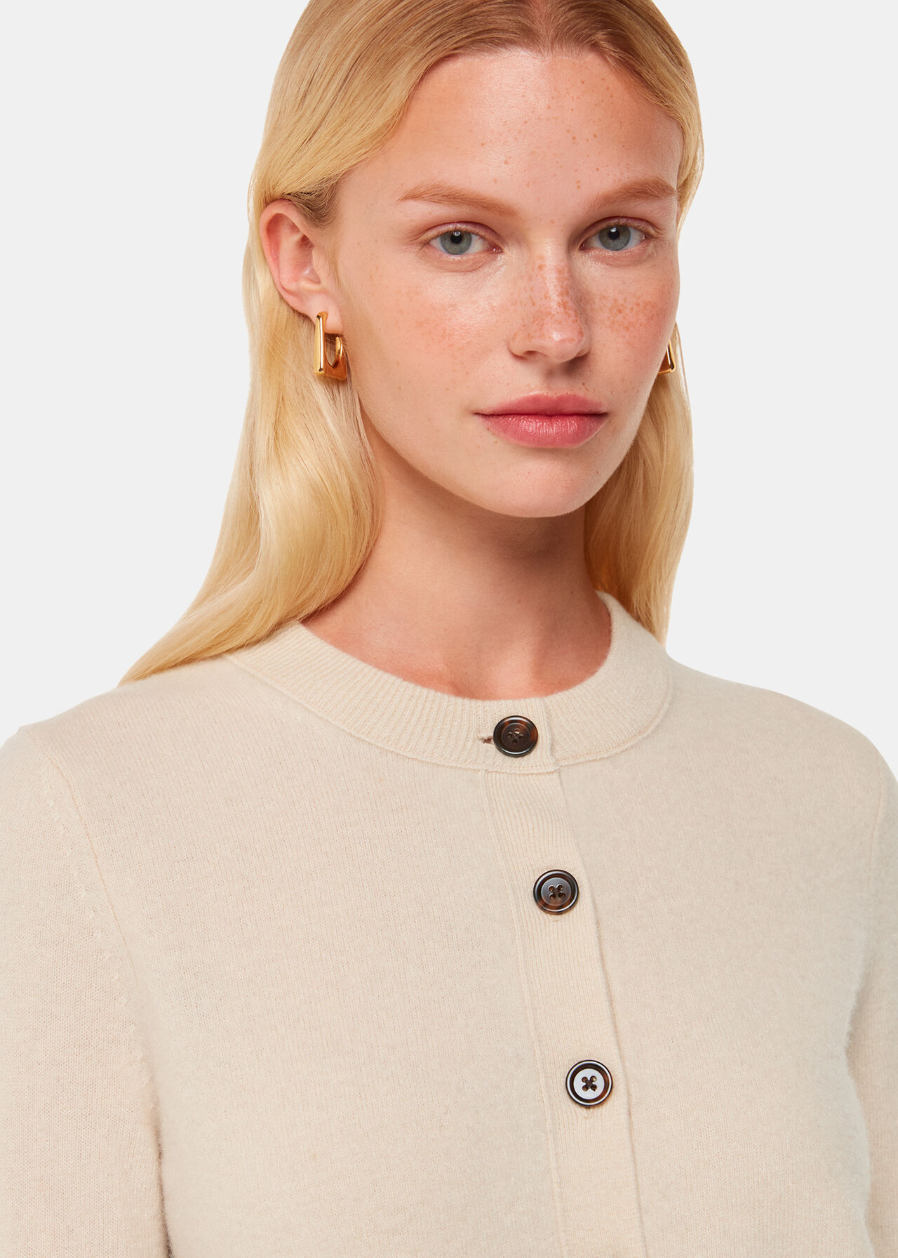 Wool Cropped Cardigan