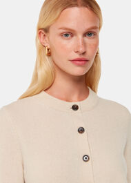 Wool Cropped Cardigan