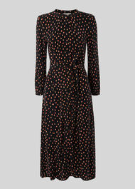 Triangle Print Shirt Dress
