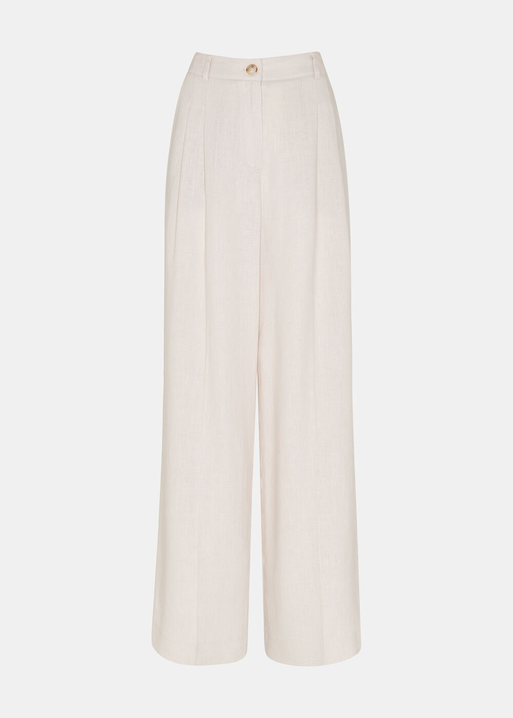 Lea Pleat Linen Trouser