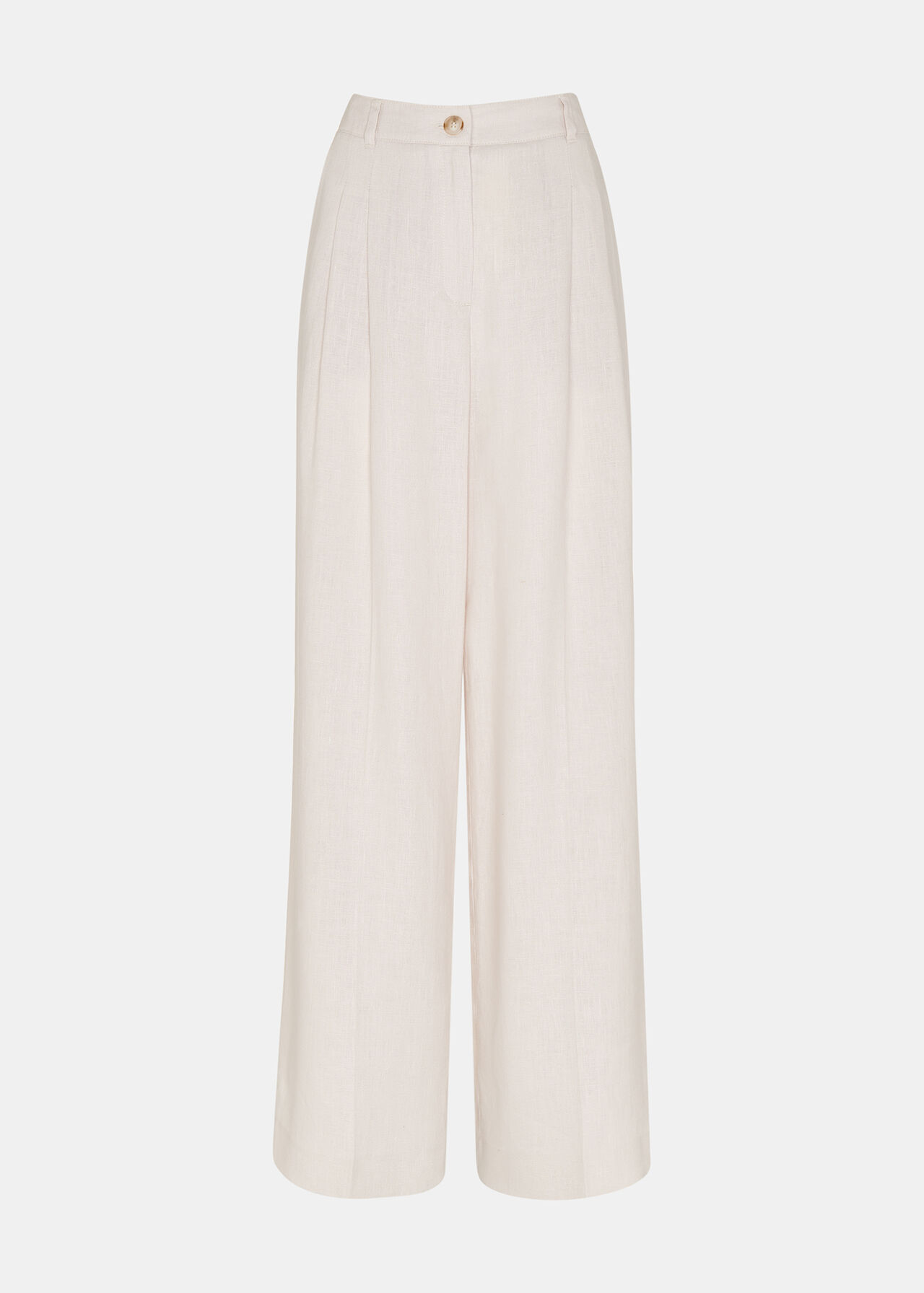 Lea Pleat Linen Trouser