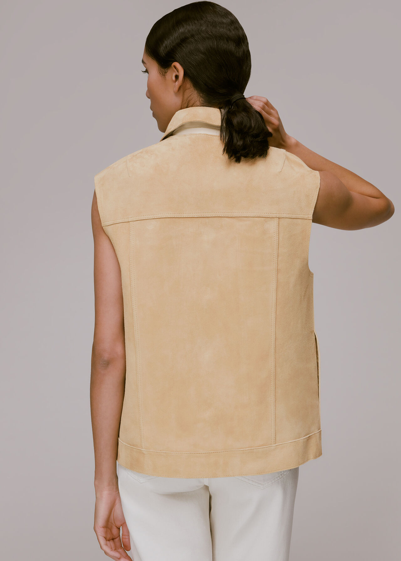 Calvin Bonded Suede Gilet