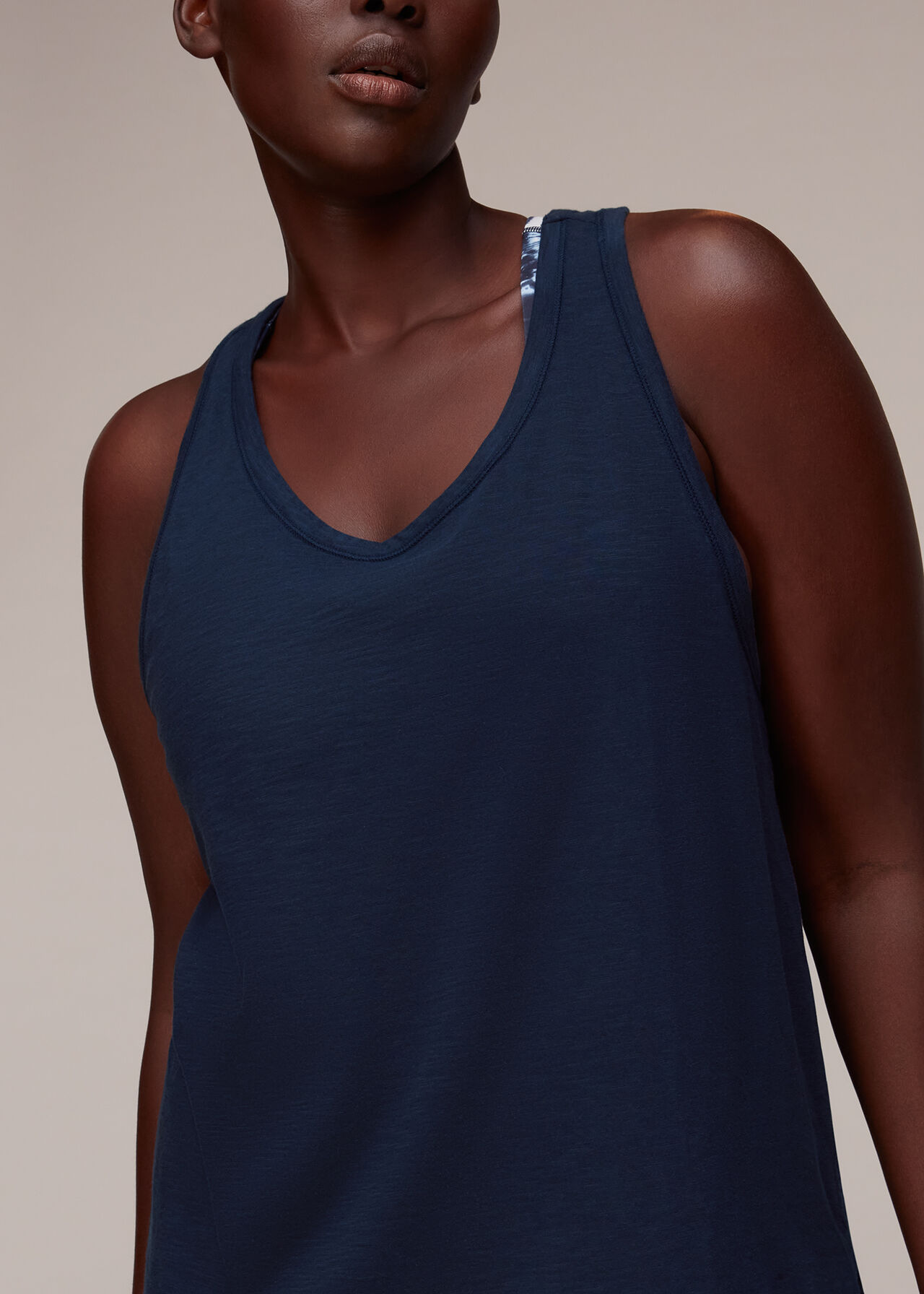 Curved Hem Active Vest