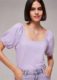 Square Neck Puff Sleeve Top